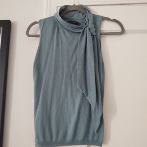 🛍️*4/$25 Green Blue The Limited sleeveless blouse